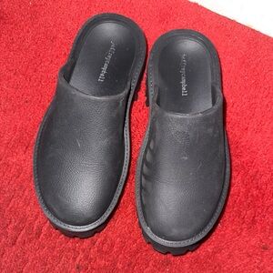 Black Slip-On Shoes